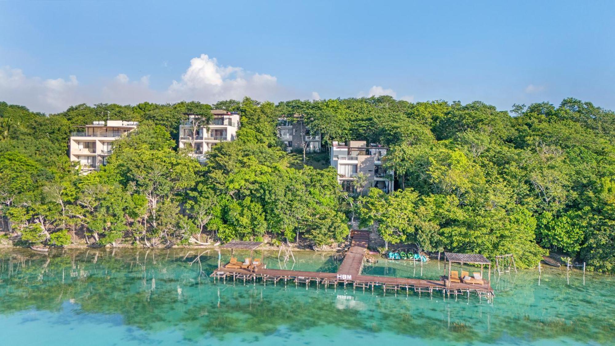 Mbh Maya Bacalar Hotel Boutique Buitenkant foto